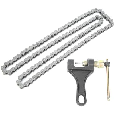 Gemotoriseerde Fietsketting 415 & Knipper Splitser Reparatiegereedschap voor 49cc 66cc 80cc Motor gray