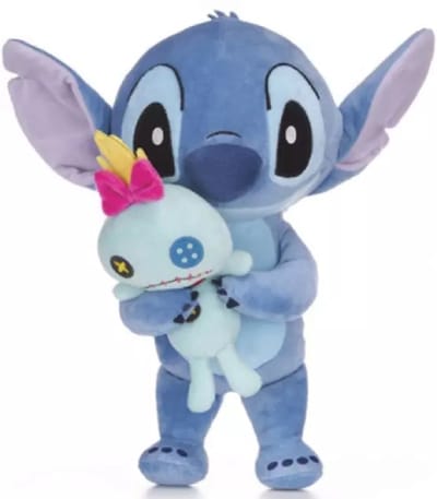 Stitch met Scrump - Lilo & Stitch Iconic Pluche Knuffel 36 cm - Disney Plush Toy - Speelgoed knuffeldier knuffelpop voor kinderen jongens meisjes - knuffels Lilo en Stitch, Angel, Leroy, Stitch