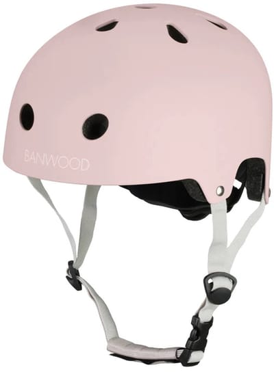 Banwood Kids Eco Fietshelm - Faded Pink - helm - kinderhelm