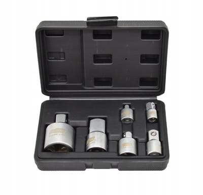 AWTOOLS Slagdoppen Reductieset 6-delige CRV Black Line