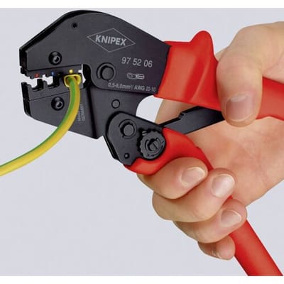 Knipex 97 52 10 Krimptang Coax-connectoren BNC, TNC RG58, RG59, RG62, RG71, RG223