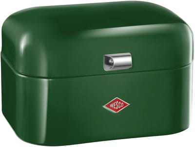 WESCO Single Grandy Broodtrommel | 7,5 Liter - Maat M | Metaal - Donkergroen | Broodopslag | Special Edition Kerstmis