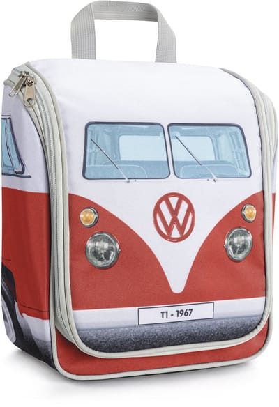 VW T1 Bulli Bus - Toilettas badkamer hangende waszak voor op reis (unisex, premium kwaliteit)