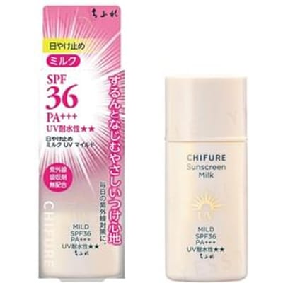 CHIFURE - Sunscreen Milk UV Mild SPF 36 PA+++ 30ml