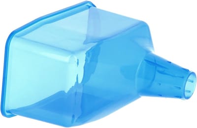 SnelShoppen - XLTECH Grote Trechter 150x90mm - Praktische Rectangulaire Trechter voor Olie, Koelvloeistof, Ruitensproeiervloeistof - Translucent Blauw