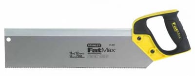 STANLEY 12" FATMAX BACK SAW 11TPI JETCUT HP - 2-17-199