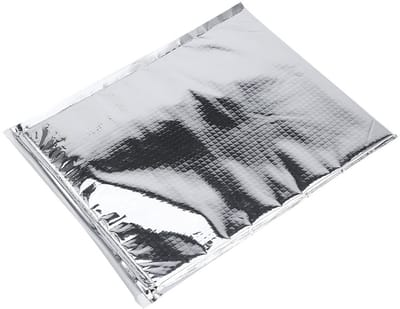 Dailygoods- Koeltas Geïsoleerd - Set van 5 Stuks - Aluminiumfolie - Ritsontwerp - Duurzaam - Warmte/koude Isolatie - Veilig en Multifunctioneel - Voedselopbergtas