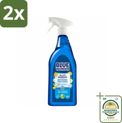 Blue Wonder Allesreiniger Spray 750 ml - Voordeelverpakking - 2 stuks - Reinigingsmiddel - Allesreiniger spray