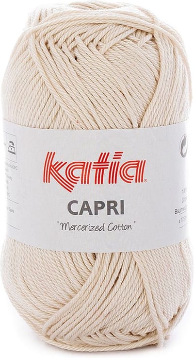 Katia Capri - 82141 lichtbeige - Katoen Garen