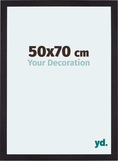 Your Decoration - Fotolijst 50x70 cm - MDF - Zwart Houtnerf - Mura