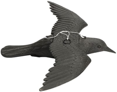 Hangende - Vogelverschrikker – Realistische Nep Kraai – Beschermt Tuin, Balkon en Terras