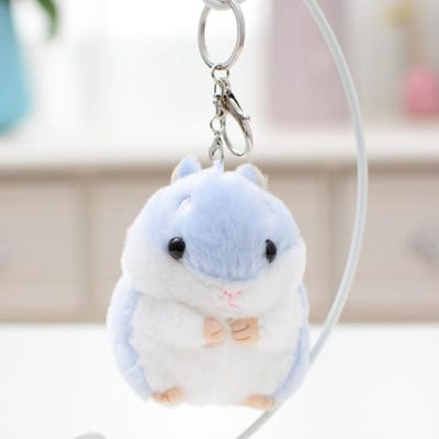 Pluche Speelgoed Dier Kinderen speelgoed sleutelhanger Gevuld 10cm Hamster hanger Kawaii Poppen Kinderen Kind Kerstcadeaus tas Pop Voor baby 10CM