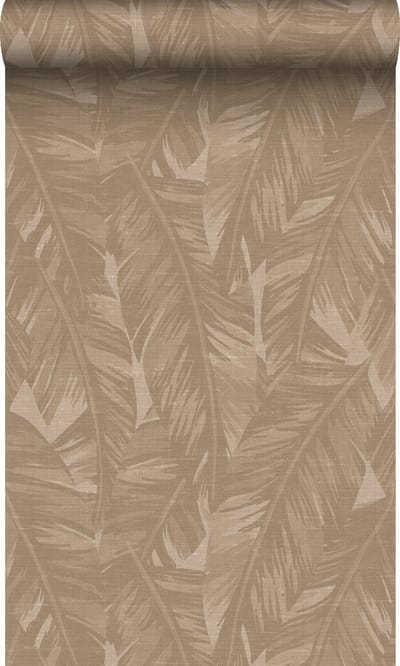 Origin Wallcoverings behang bananenbladeren beige bruin - 50 x 900 cm - 348059