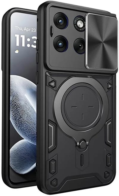 Hoesje geschikt voor Motorola Edge 70 Fusion - Techsuit CamGuard Pro Back Cover - Zwart