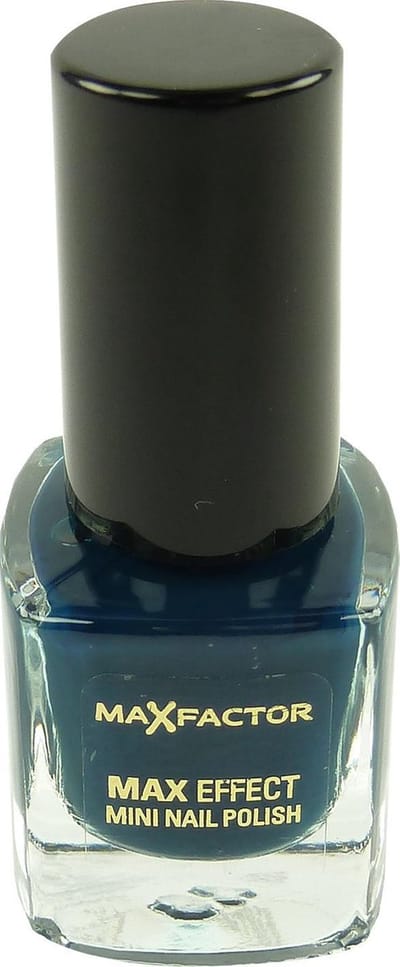 Max Factor Max Effect - 37 Prussian Blue - Blauw - Mini Nagellak