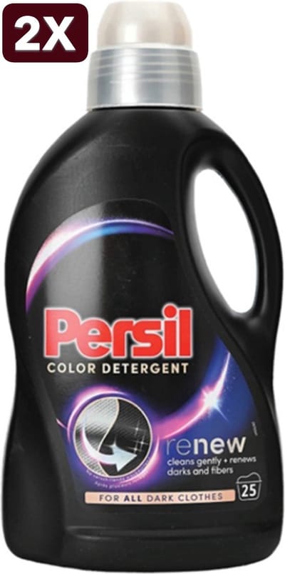 2 x Persil Color Detergent - Vloeibaar Wasmiddel - Donkere Was - 25 Wasbeurten