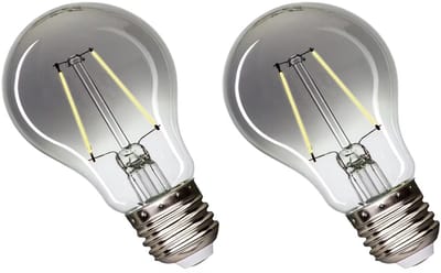 Spectrum LED Lamp E27 2W 230V - 150 Lumen - 4000K Neutraal wit - Natuurlijk licht - Energiezuinig - 2 stuks
