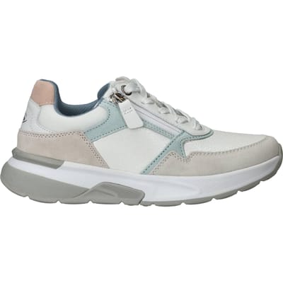 Gabor Gabor Rollingsoft Sneakers wit Suéde