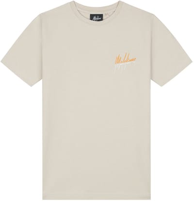 Malelions split t-shirt in de kleur ecru.