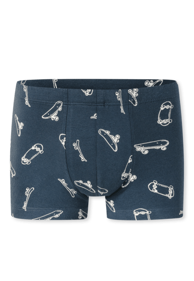 Shorts, set van 5, met streepjes, Skateboards, blauw/grijs gemêleerd - 95/5 140