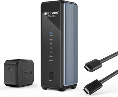 NVMe SSD Behuizing - Dubbele Bay Enclosure - Snelle Data Overdracht - Offline Kloon Functie - 2x M.2 Slots - Zwart