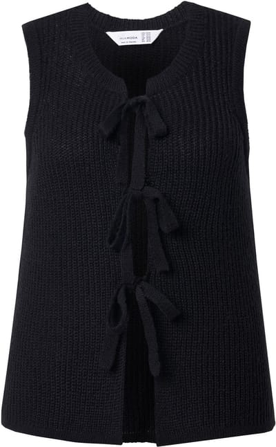 MIAMODA - Dames - Slip-over straight model striksluiting - Zwart - Maat 46+