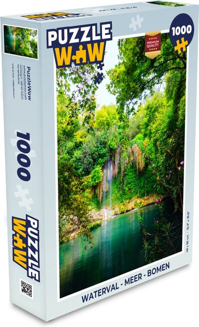 Puzzel Waterval - Meer - Bomen - Legpuzzel - Puzzel 1000 stukjes volwassenen