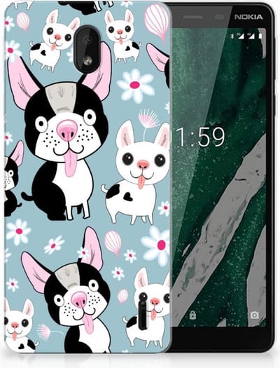 Nokia 1 Plus TPU Hoesje Hondjes