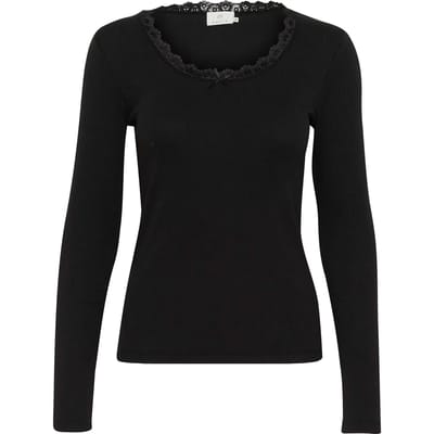 Dames-T-shirt met lange mouwen KAFFE KAMaibritt