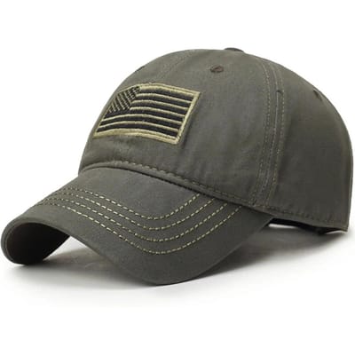 Unisex Vlag Van De Verenigde Staten Borduurwerk Baseballpetten Lente Herfst Buiten Verstelbaar Casual Petten Zonbescherming Pet Sportpet gray