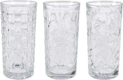 Atmos Fera Longdrinkglazen - 3x - 380 ml - sap/water/mix/drinkglazen - vaatwasmachinebestendig
