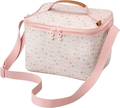 Fresk Grote Koeltas Kind 6.2 L – Lunchtas Meisjes – Thermische Lunch Koeltas - Met Bestekvak - Waterafstotende Lunchtas - Roze - Garden Flowers
