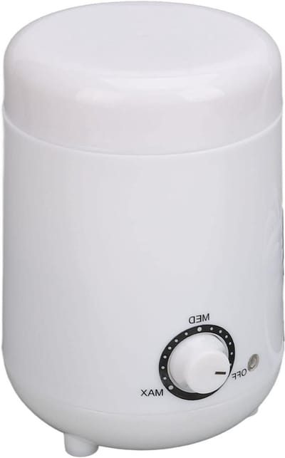 Elektrische Waxverwarmer - Mini Harsverwarmer - Ontharen Thuis - Instelbare Temperatuur - 250 cc - Wit