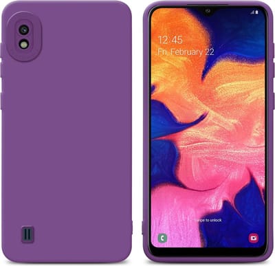 Cadorabo Hoesje geschikt voor Samsung Galaxy A10 in FLUID MAT PAARS - Beschermhoes gemaakt van flexibel TPU silicone Cover Fluid Case