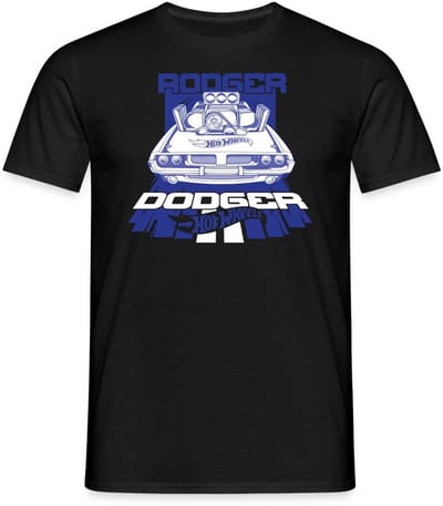 Hot Wheels Rodger Dodger T-Shirt Heren
