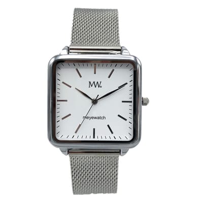 Horloge Meye Watch Mesh Silver