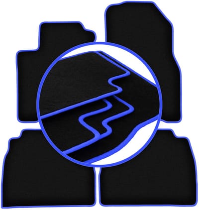 CARLUX-BLUE automatten voor: Mercedes ML W163 SUV (1998-2005)