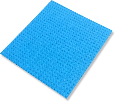 MAUS 40 stuks sponsdoekjes blauw 20 x 18 cm - extreem absorberend - bespaar keukenpapier - duurzaam