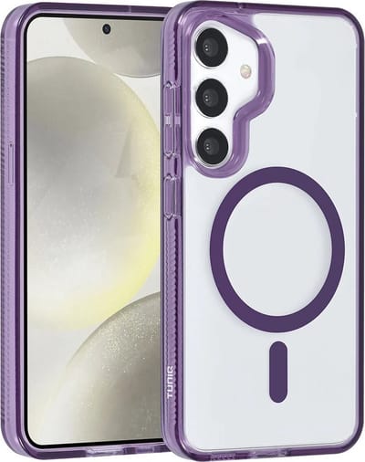 Back cover case - Magsafe silicone Hoesje Geschikt voor: Samsung Galaxy S24 - Paars