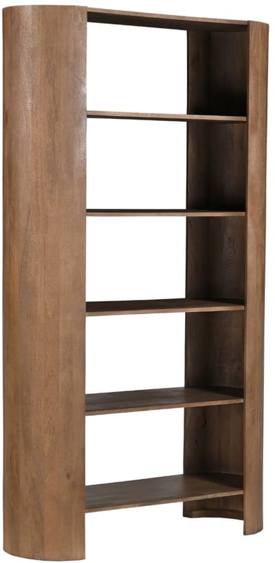 DÉJA Living Wandkast Xandrine - Donkerbruin Hout - 109x38x190cm