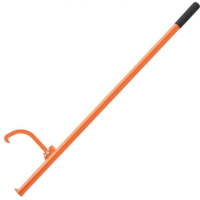 VEVOR Vellifter, 1500 mm, Stalen stamlifter, Stamdraaier, Bosbouwhaak voor stammen met max. φ 81 cm, Bosbouwgereedschap, Velhulp met dubbele functie voor het rollen en klemmen van stammen