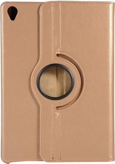 Shop4 - Geschikt voor Huawei MediaPad M6 8.4 Hoes - Rotatie Cover Lychee Goud
