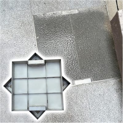 Septic Tank Cover - Afvalwater Draina Deksel - Buitengebruik Verfraaien - Naadloze Integratie - 25 mm dik - Roestvrij Staal