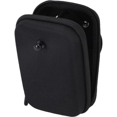 Étui rigide pour télémètre EVA Imperméable Résistant aux chocs Sac portable pour télémètre avec boucle Ceinture Anneau black