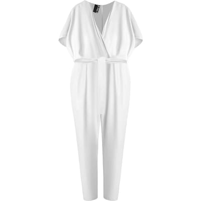Combinaison cache-cœur met strik voor dames Mat Fashion