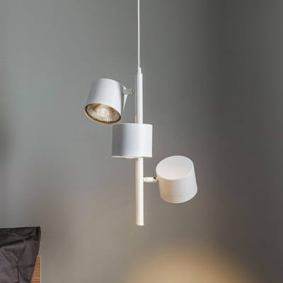 ALDEX Hanglamp 1046E, 3-lamps, wit