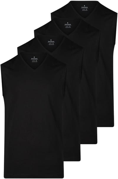 RAGMAN Heren onderhemd 4 pack Basic