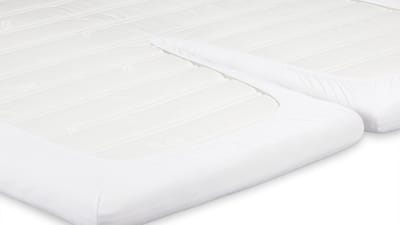 Beter Bed Select Perkal Hoeslaken Splittopper - 180 x 210/220 cm - 100% Katoen Percale - Matrasbeschermer - Matrashoes - Wit
