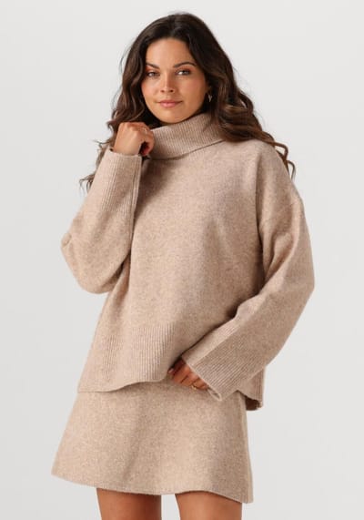 Notre-V Nv-gwenda Truien & vesten Dames - Sweater - Hoodie - Vest- Beige - Maat L