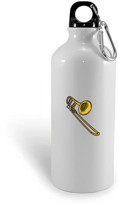 Hacebo® - Schuiftrompet waterfles - Muziek - Muzikanten - Instrument - blaasinstrument - muzikanten - water fles - 400ML